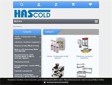 Tablet Screenshot of hascold.pl